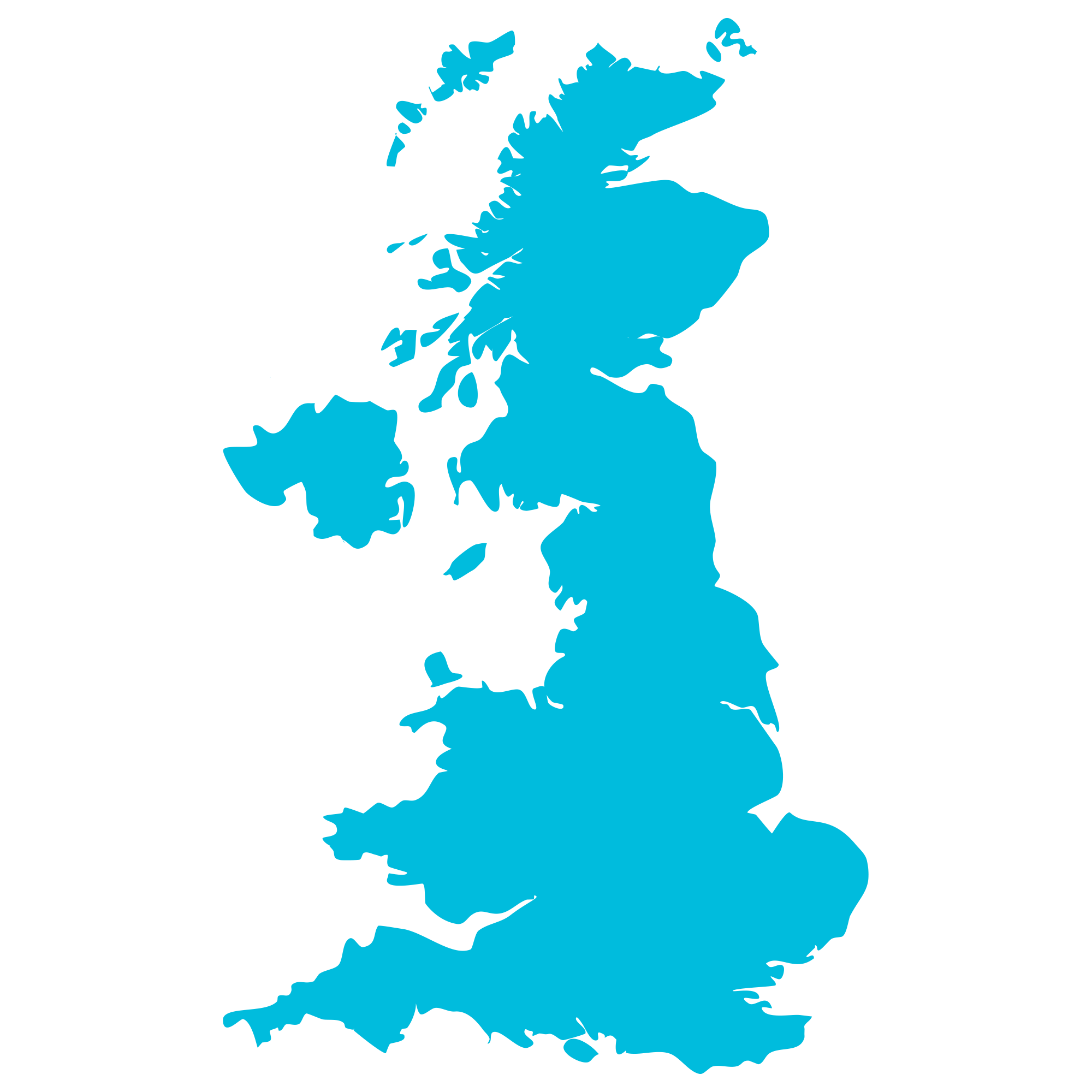 UK Map Service Area